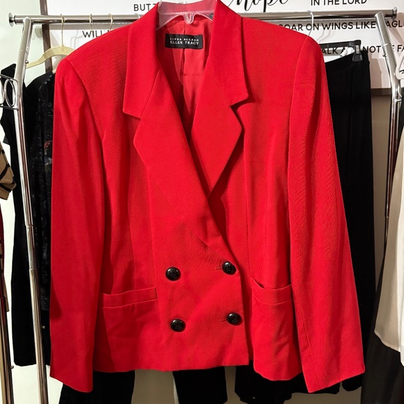 Linda Allard Ellen Tracy wool blazer size 12 - Picture 1 of 3
